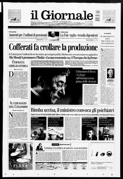 Il giornale : quotidiano del mattino